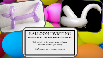 balloon twisting ad