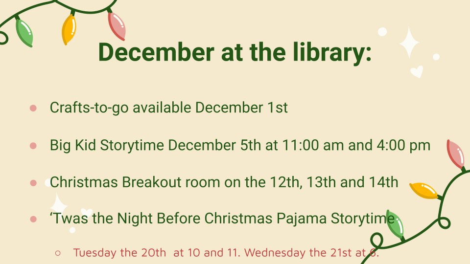 List of December Events