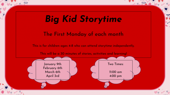 Big Kid Storytime