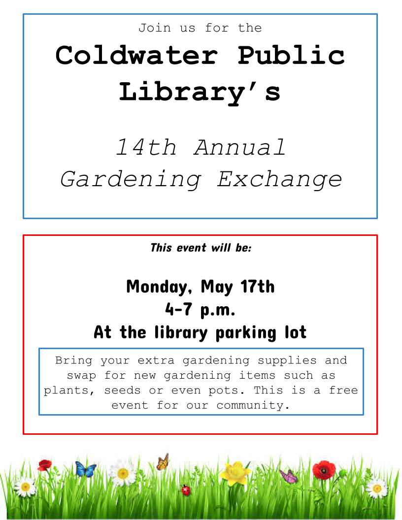 Garden Exchange Flyer