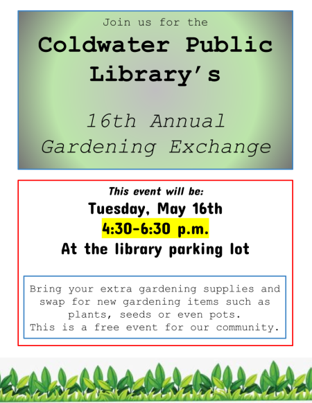 Garden Exchange Flyer