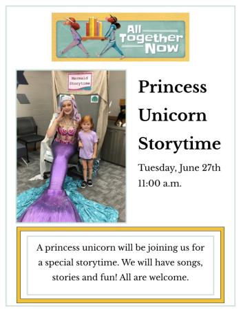 Storytime with a Unicorn Princess