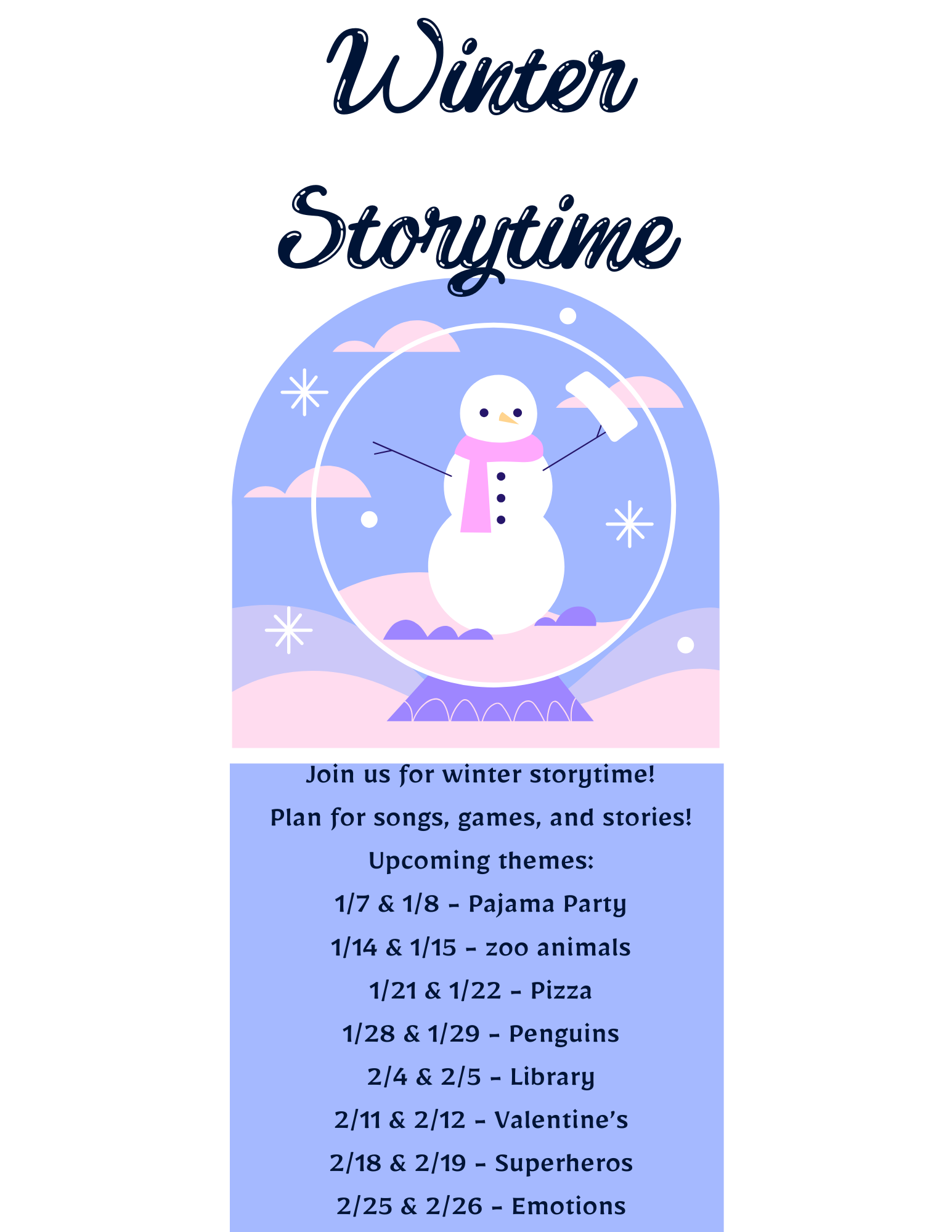 winter storytime